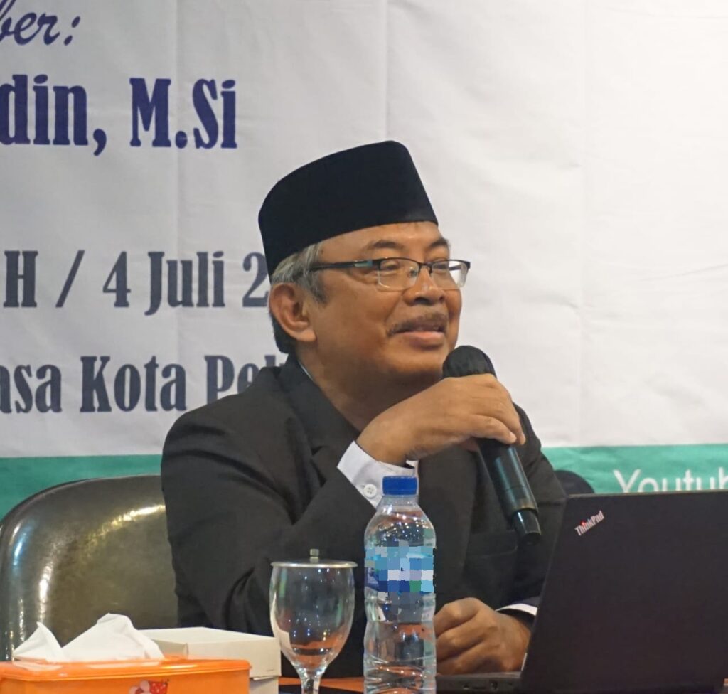 DR. H. Salafudin, M.Si sebagai keynote speaker dala Stadium General Pendidikan YP2SI Al Ummah