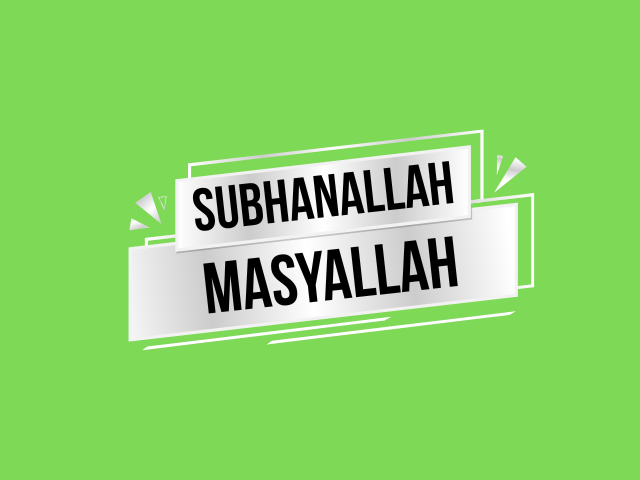 MasyaAllah