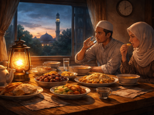 Hukum Makan Saat Imsak